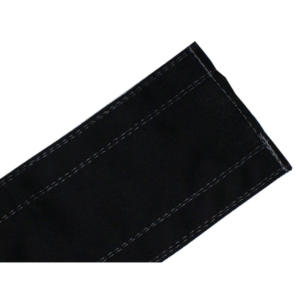 Carpet Cable Cover, 100 ft L, 4 in W, 1 Channel, Nylon, Black